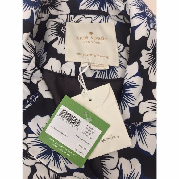 Kate Spade New York Hollyhock Floral Coat - Picture 3 of 6